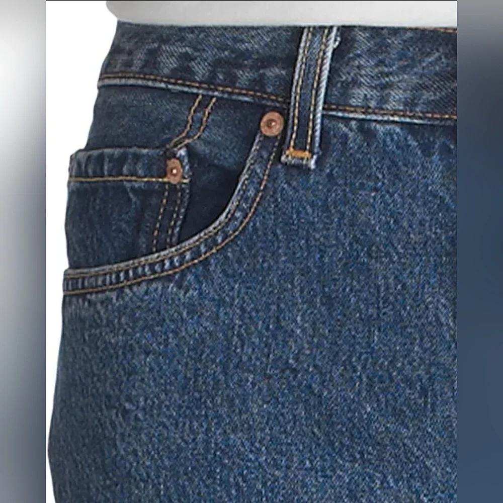 Levi's Mens 501 Regular Fit Straight Leg Dark Stone Wash Jean